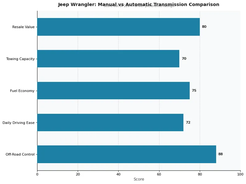 Jeep Wrangler: Manual vs Automatic Transmission Comparison