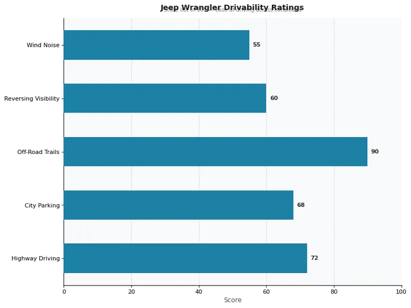 Jeep Wrangler Drivability Ratings