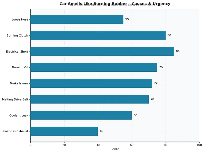 Car Smells Like Burning Rubber – Causes & Urgency