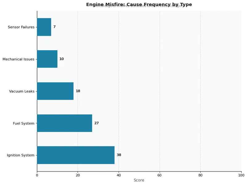 Engine Misfire: Cause Frequency by Type