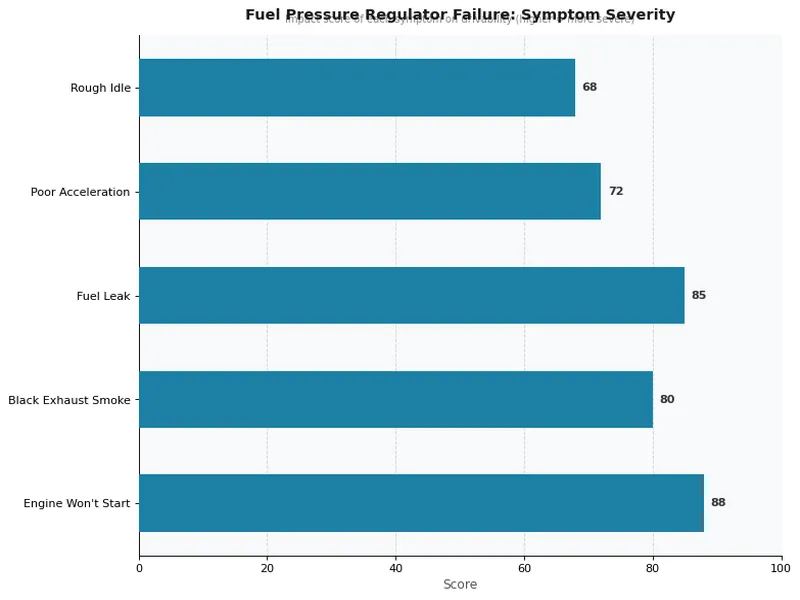 Fuel Pressure Regulator Failure: Symptom Severity