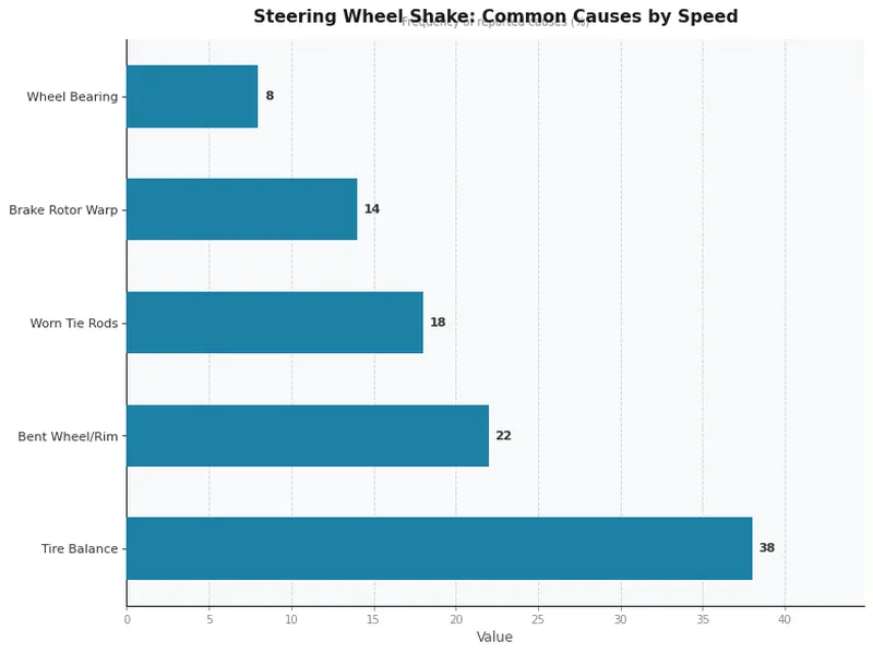 Steering Wheel Shake: Common Causes by Speed
