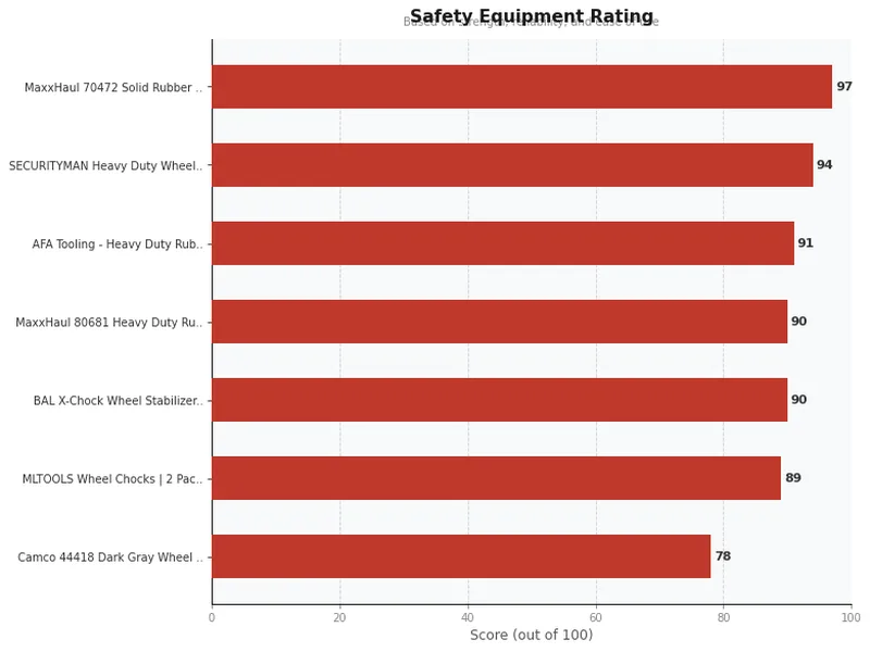 wheel chock product ratings comparison chart