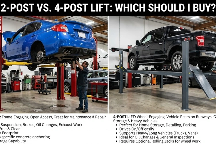 2-Post vs. 4-Post Lift: Which Should I Buy?