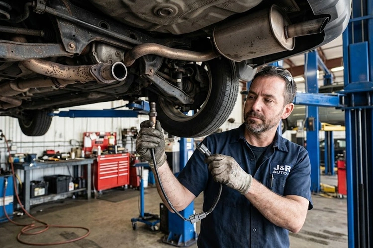 bad O2 sensor symptoms shown through check engine light and poor fuel economy indicators