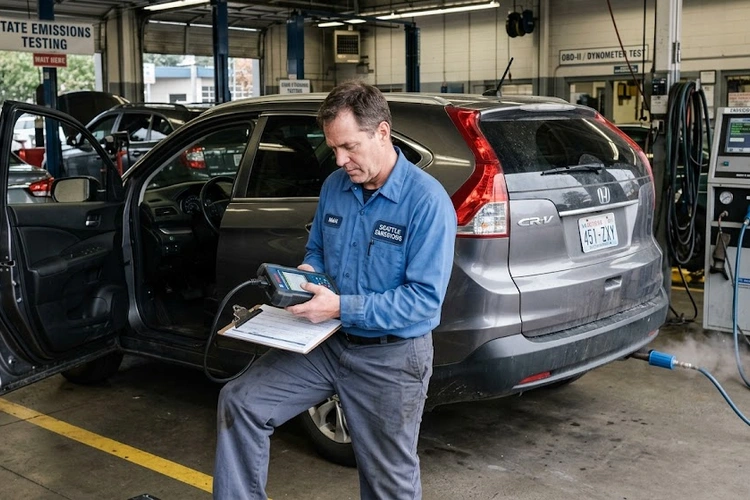 Brake fade symptoms — overheated brake rotor glowing red on a mountain descent during repeated hard braking