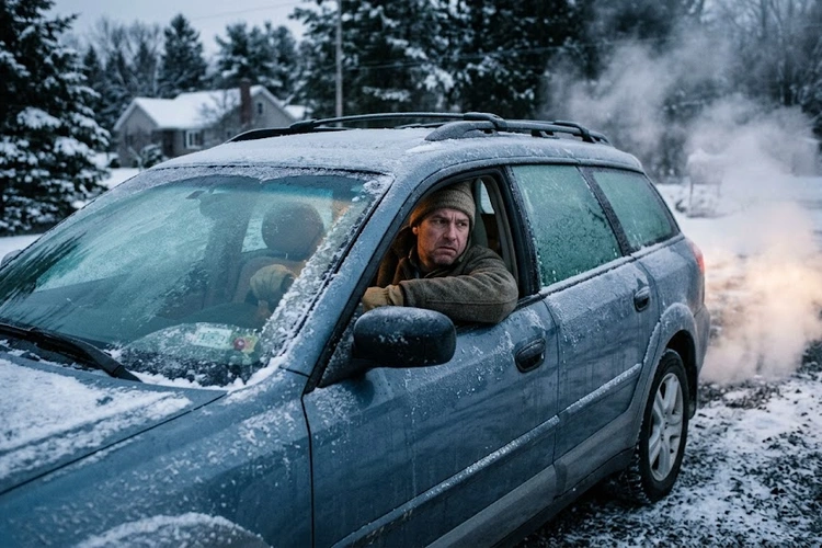 Car stalls in cold weather due to a weak battery and restricted fuel delivery
