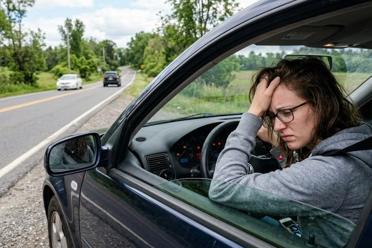 mechanic inspecting engine of a car that stalls when slowing down