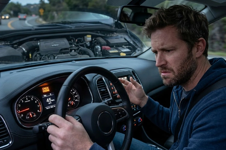 check engine light on dashboard while car runs fine with no symptoms