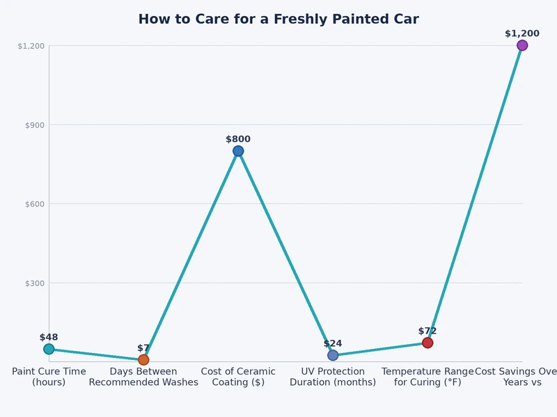 bar chart comparing paint protection methods by durability and cost for a newly painted car