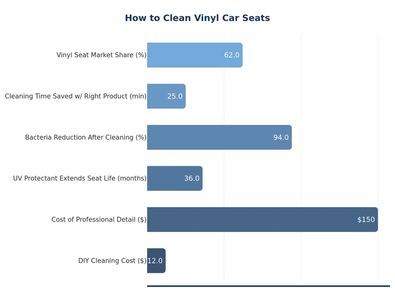 chart comparing vinyl seat cleaning products by effectiveness and safety