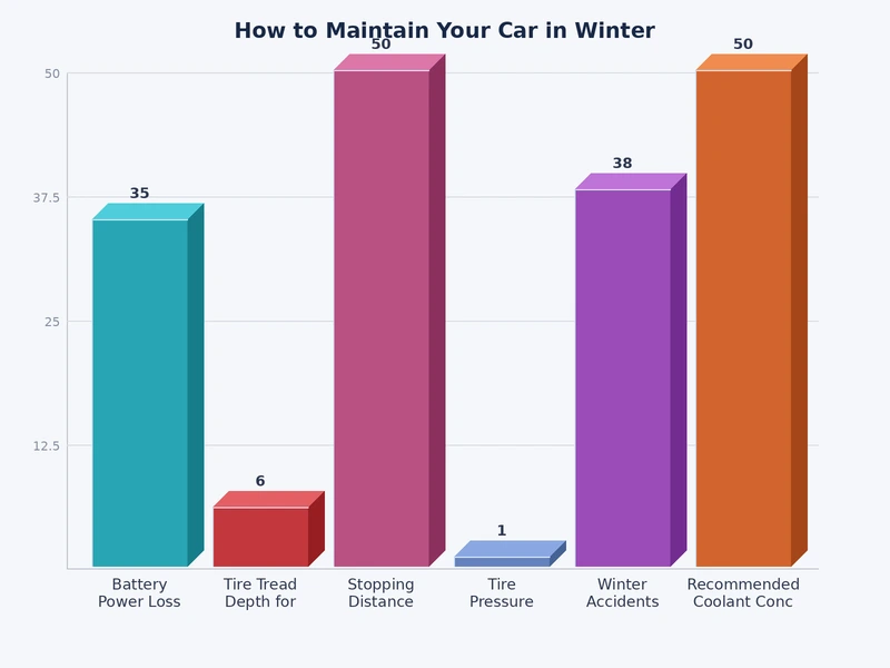 Bar chart comparing winter car maintenance costs versus repair costs from skipped maintenance
