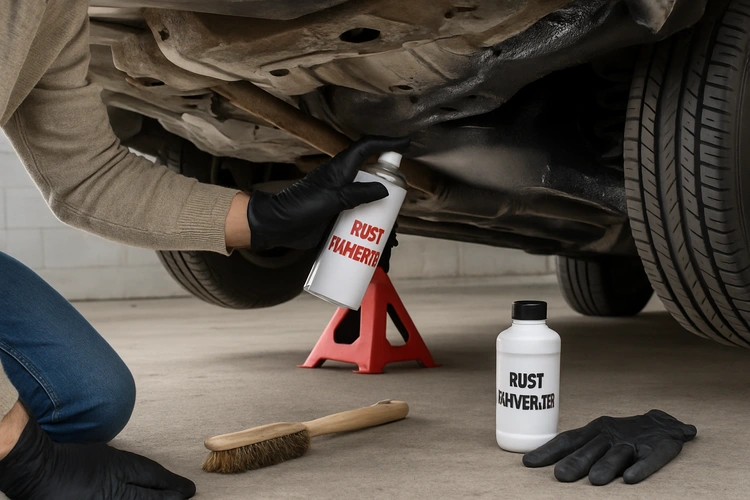 how to prevent rust on car with regular washing and waxing