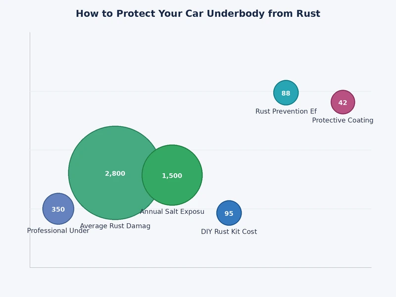 comparison chart of car underbody rust protection methods showing cost, durability, and DIY suitability