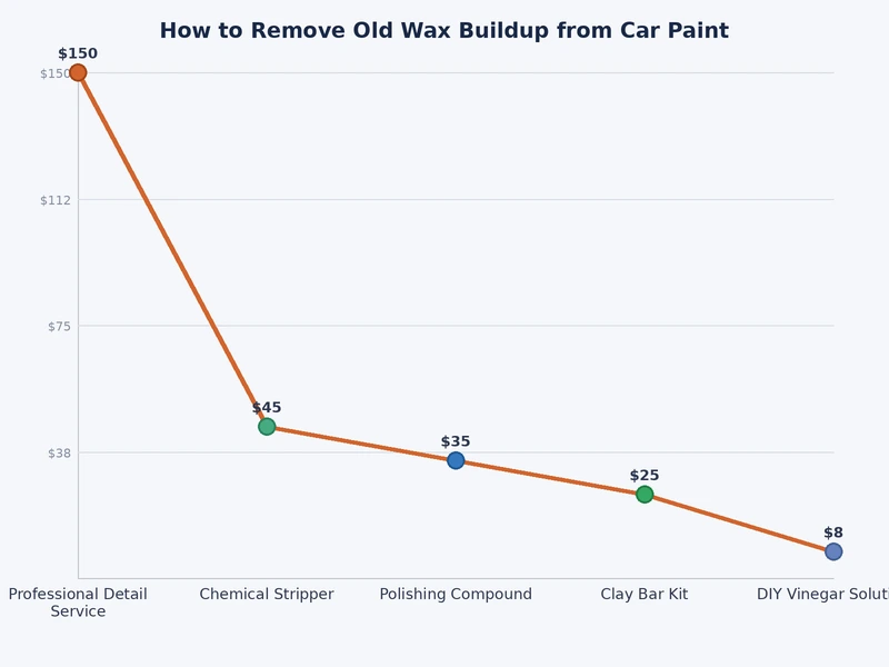 Comparison chart of wax removal methods rated by effectiveness, safety, and effort level