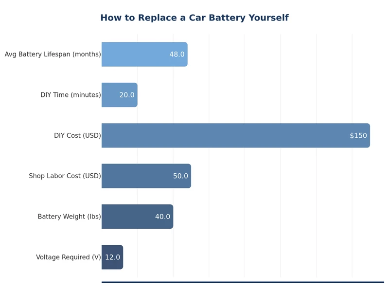 car battery type comparison chart showing lifespan and cost differences