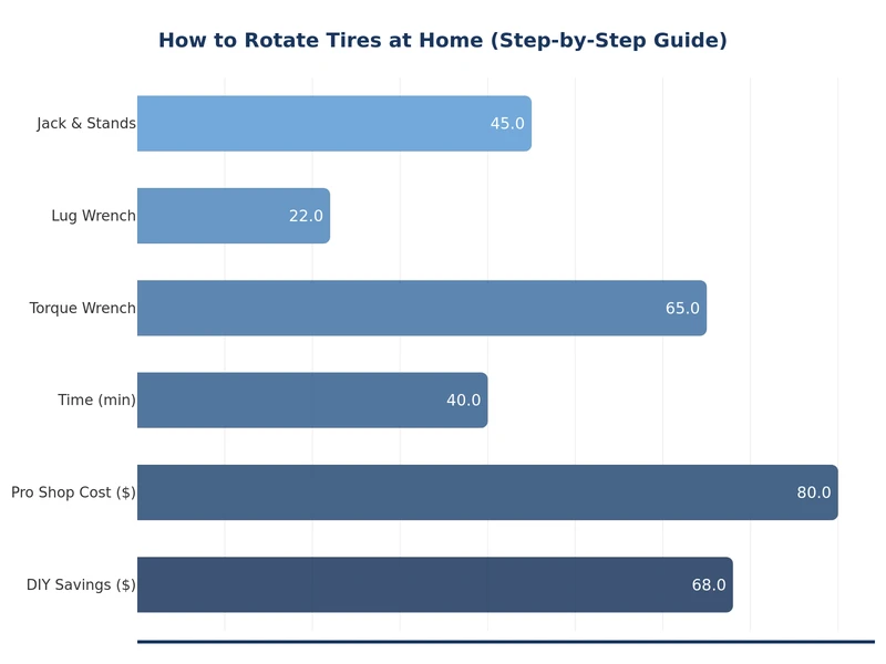 Chart comparing tire wear rates by vehicle drivetrain type