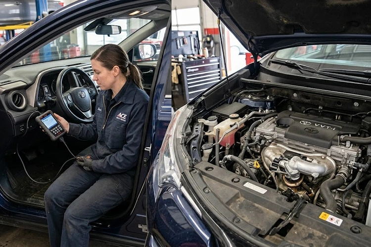 P0128 code causes including thermostat and coolant temperature sensor on engine