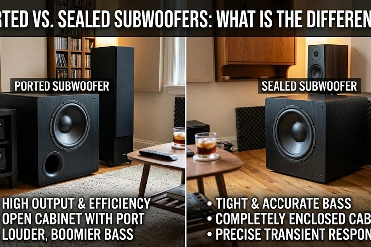 Ported vs. Sealed Subwoofers: What is the Difference?