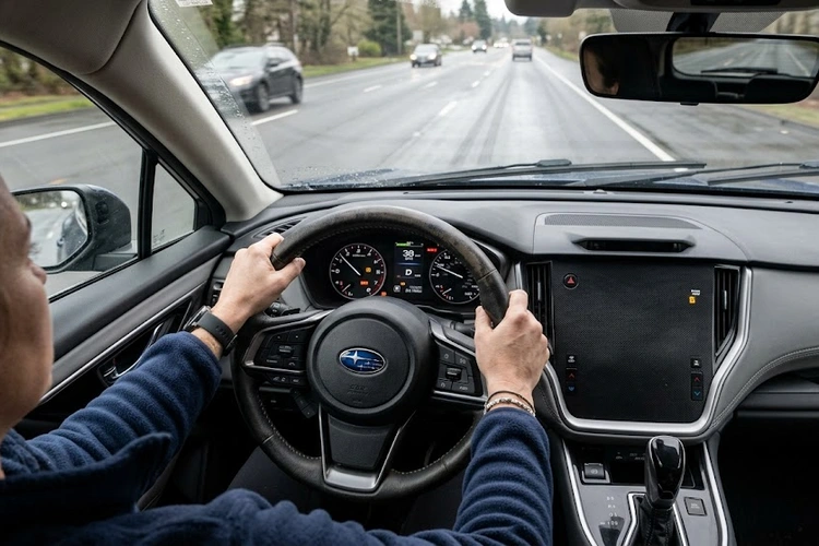 Steering wheel pulling to one side when braking due to brake caliper imbalance