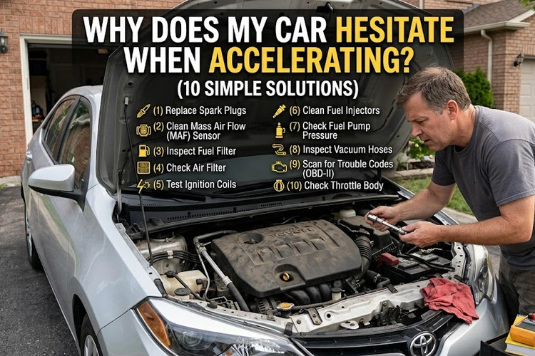 Why Does My Car Hesitates When Accelerating? (10 Simple Solutions)