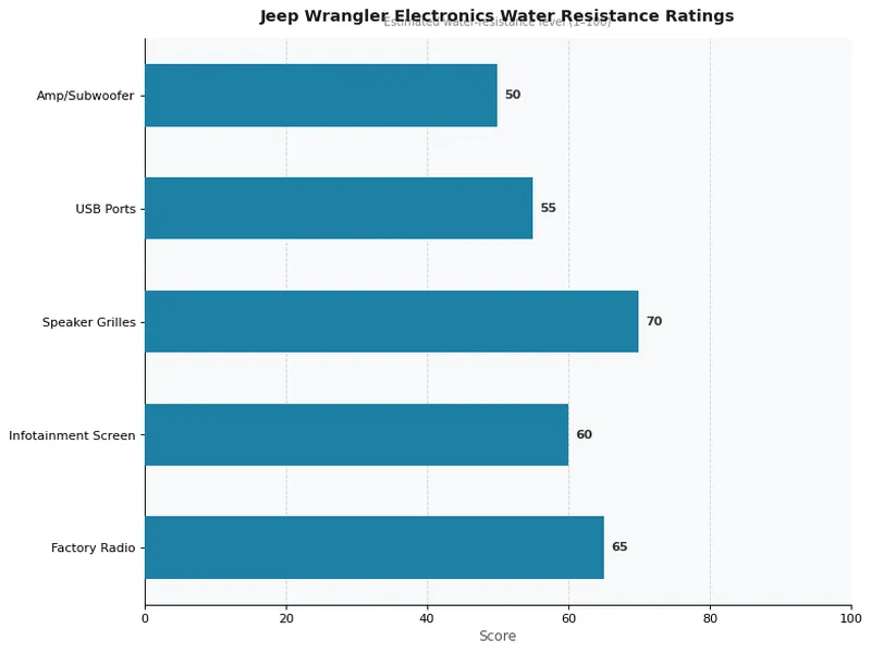 Jeep Wrangler Electronics Water Resistance Ratings
