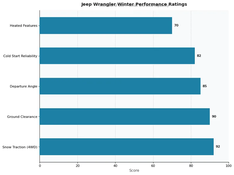 Jeep Wrangler Winter Performance Ratings