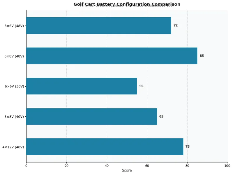 Golf Cart Battery Configuration Comparison