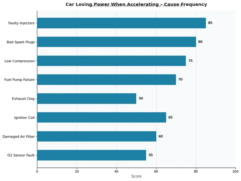 Car Losing Power When Accelerating – Cause Frequency
