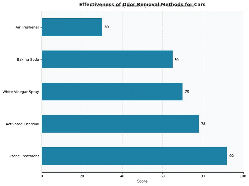 Effectiveness of Odor Removal Methods for Cars