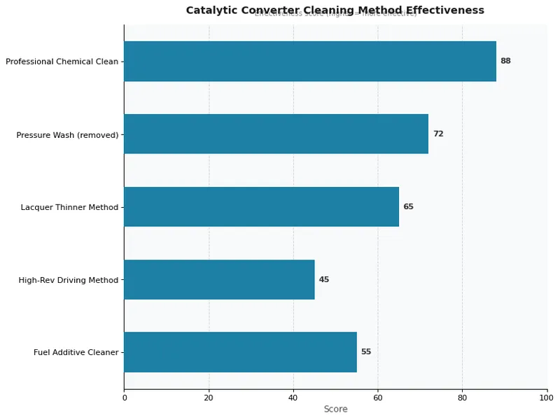 Catalytic Converter Cleaning Method Effectiveness