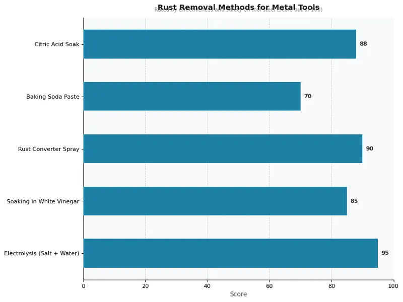 Rust Removal Methods for Metal Tools