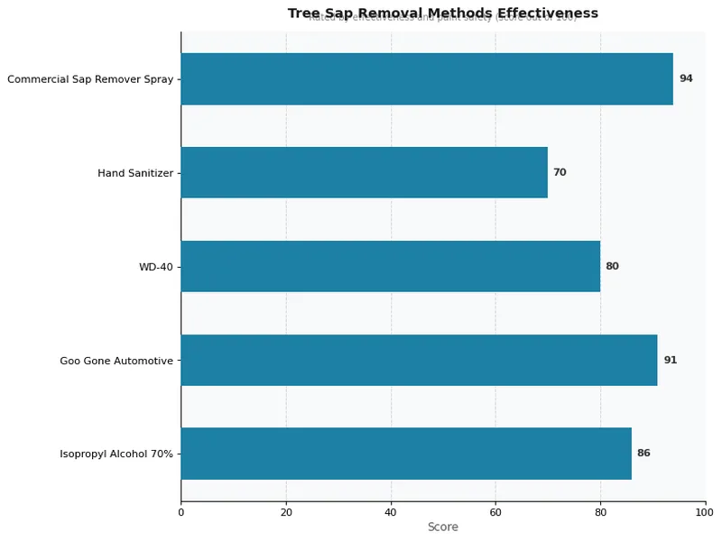 Tree Sap Removal Methods Effectiveness