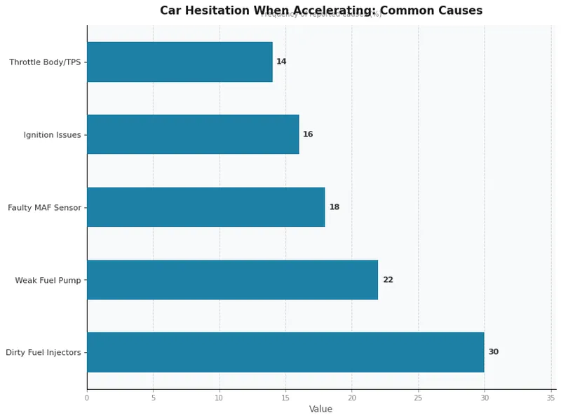 Car Hesitation When Accelerating: Common Causes
