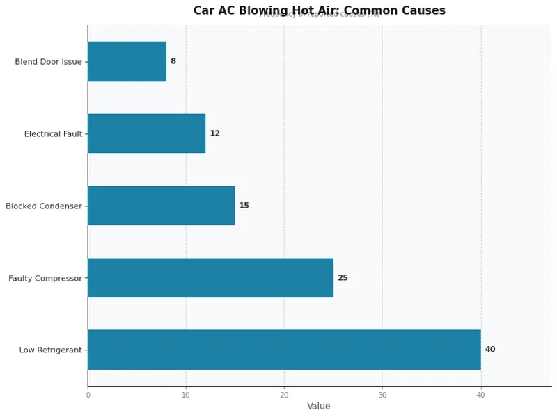 Car AC Blowing Hot Air: Common Causes
