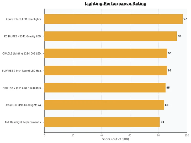 halo lights for jeep wrangler product ratings comparison chart