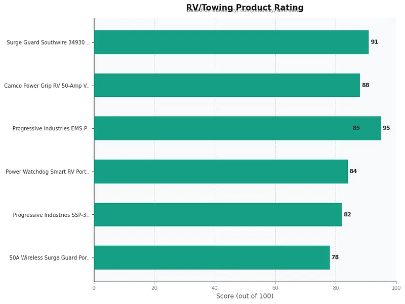 rv surge protector product ratings comparison chart