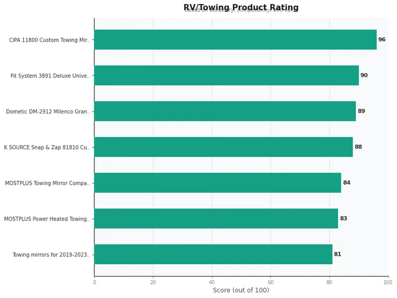 towing mirror product ratings comparison chart